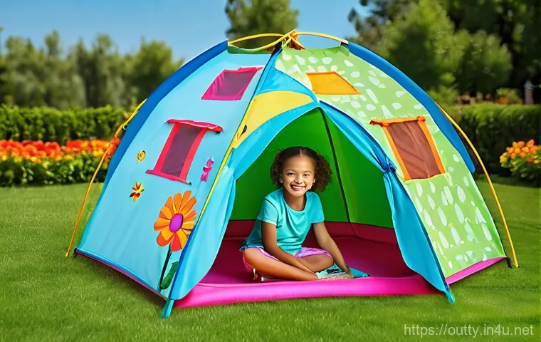 야외용 완구의 소비자 만족도 - **Prompt:** A joyful 6-year-old girl with a bright, innocent smile, wearing comfortable and modest p...