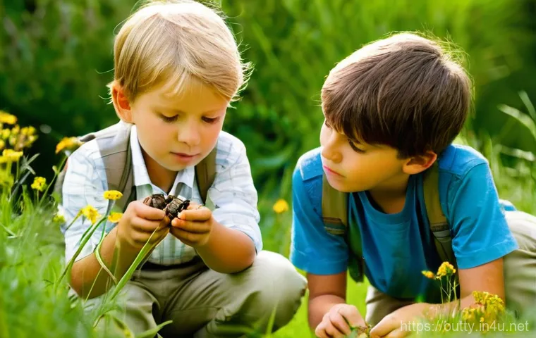 야외용 완구 캐릭터 완구 - **Prompt 2: Character-Themed Picnic Adventure**
"An image capturing two children, a boy around 6... 야외용 완구 캐릭터 완구 - **Prompt 2: Character-Themed Picnic Adventure**
"An image capturing two children, a boy around 6...